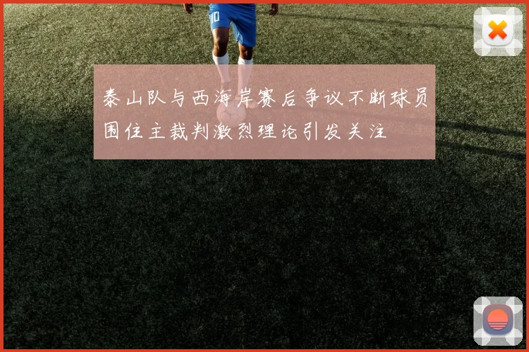 泰山队与西海岸赛后争议不断球员围住主裁判激烈理论引发关注